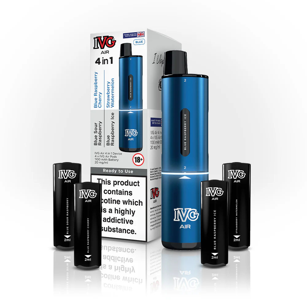 IVG AIR 4 IN 1 BLUE STARTER KIT 1 IVG AIR 4 IN 1 BLUE STARTER KIT