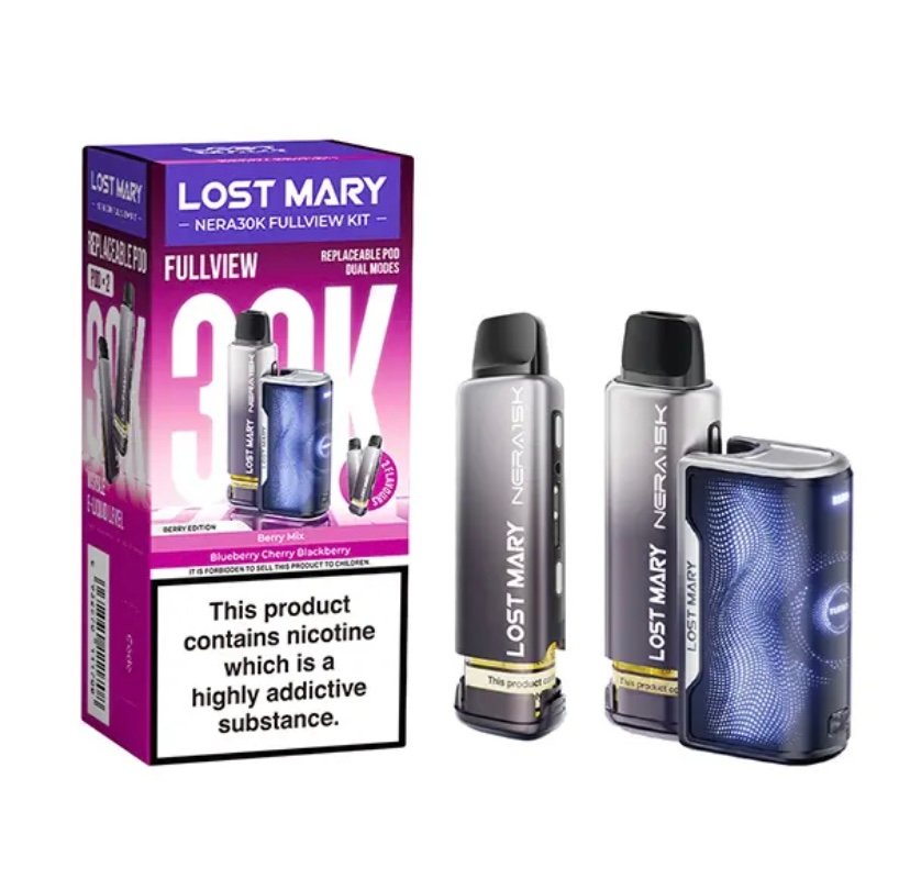 Lost Mary NERA30K Prefilled Pod Kit-Berry Edition 1 Lost Mary NERA30K Prefilled Pod Kit-Berry Edition