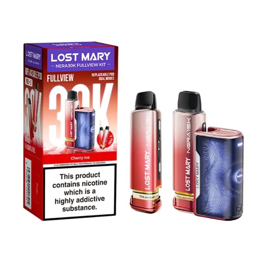Lost Mary NERA30K Prefilled Pod Kit-Cherry Ice 1 Lost Mary NERA30K Prefilled Pod Kit-Cherry Ice