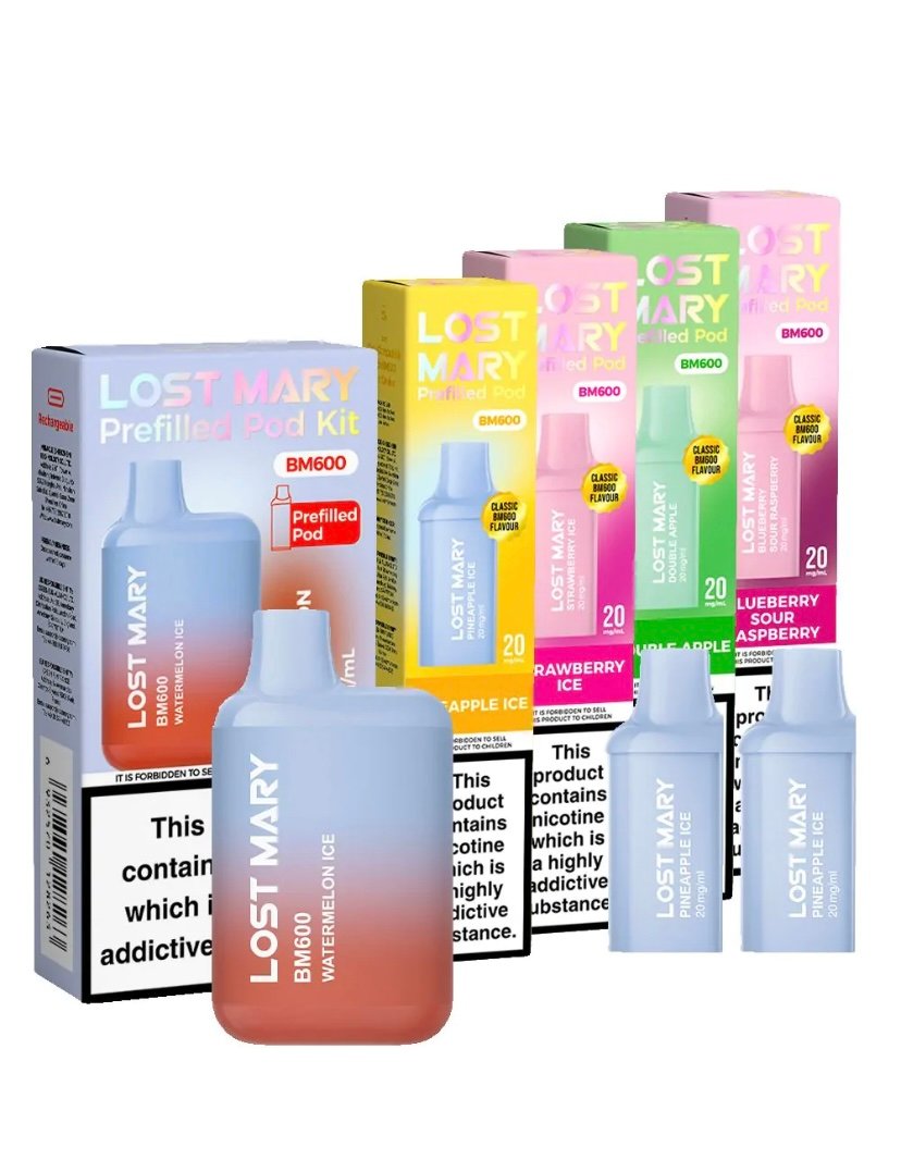 Lost Mary BM600 Prefilled Kit Bundle 1 Lost Mary BM600 Prefilled Kit Bundle