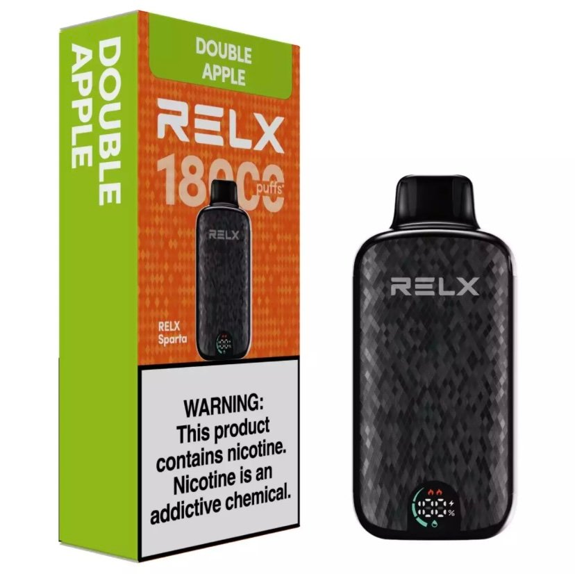 RELX Sparta 18000 Puffs – Double Apple 1 RELX Sparta 18000 Puffs – Double Apple