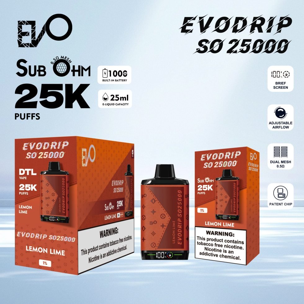 LEMON LIME EVODRIP SO25000 2 LEMON LIME EVODRIP SO25000 - Image 2