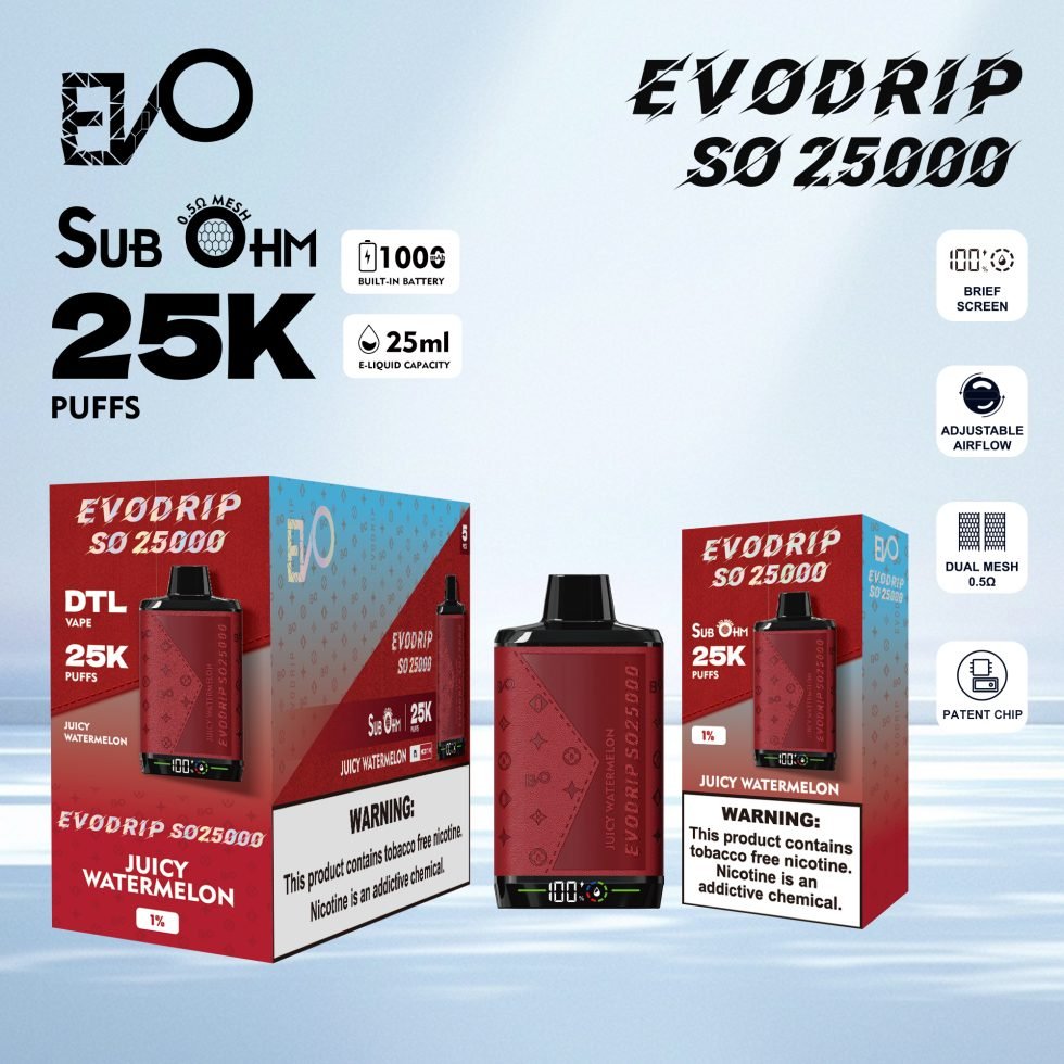JUICY WATERMELON EVODRIP SO25000 2 JUICY WATERMELON EVODRIP SO25000 - Image 2