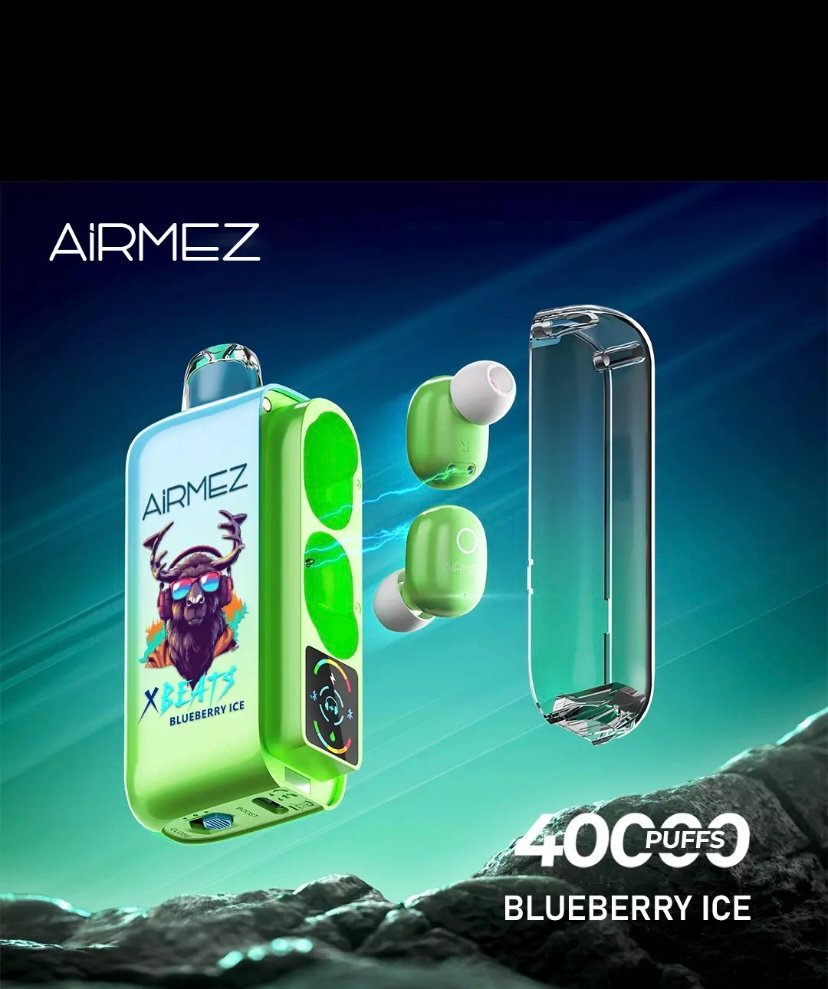 Airmez Xbeats 40000 Puffs – Blueberry Ice 1 Airmez Xbeats 40000 Puffs – Blueberry Ice