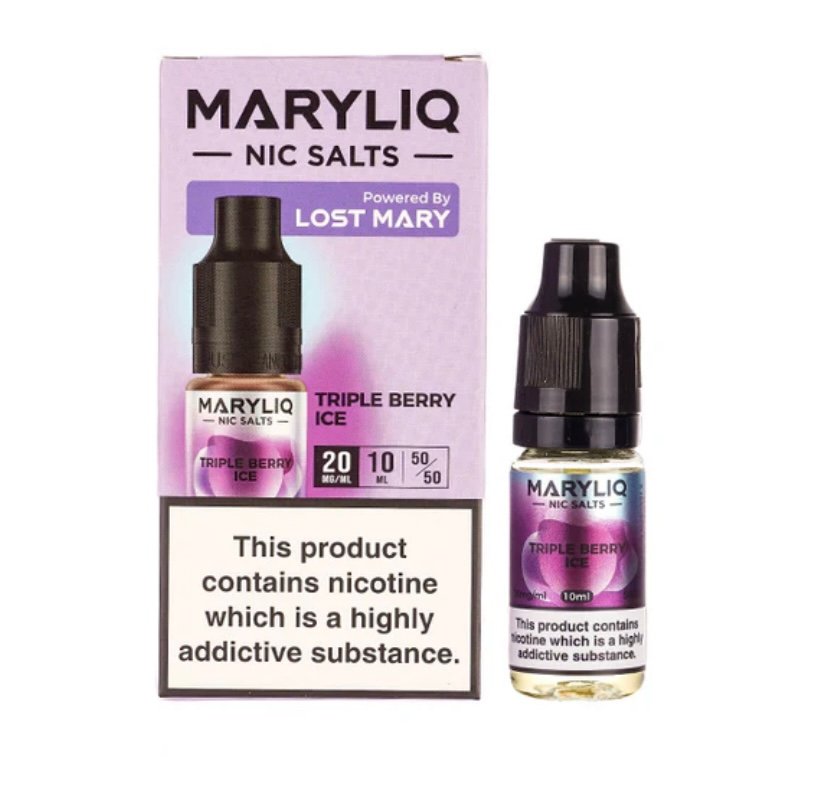 Triple Berry Ice Nic Salt E-Liquid by Lost Mary Maryliq 1 Triple Berry Ice Nic Salt E-Liquid by Lost Mary Maryliq