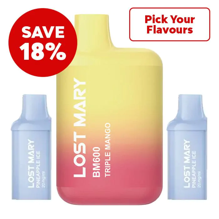 Lost Mary BM600 Prefilled Kit & Pods Bundle 2 Lost Mary BM600 Prefilled Kit & Pods Bundle - Image 2