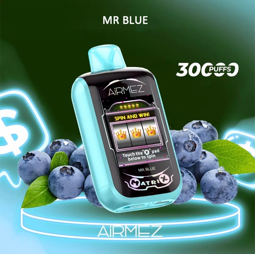 Airmez Matrix Pro 30000 Puffs – Mr Blue 1 Airmez Matrix Pro 30000 Puffs – Mr Blue