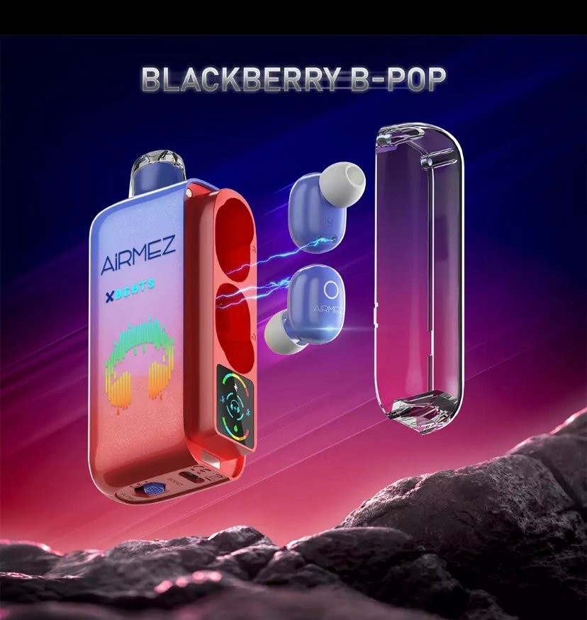 Airmez Xbeats 40000 Puffs – Blackberry B-Pop 1 Airmez Xbeats 40000 Puffs – Blackberry B-Pop