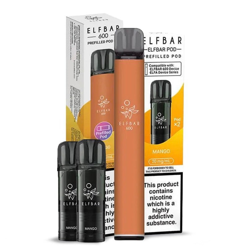 Elf Bar 600 Rechargeable Pod Device Bundle Kit 1 Elf Bar 600 Rechargeable Pod Device Bundle Kit