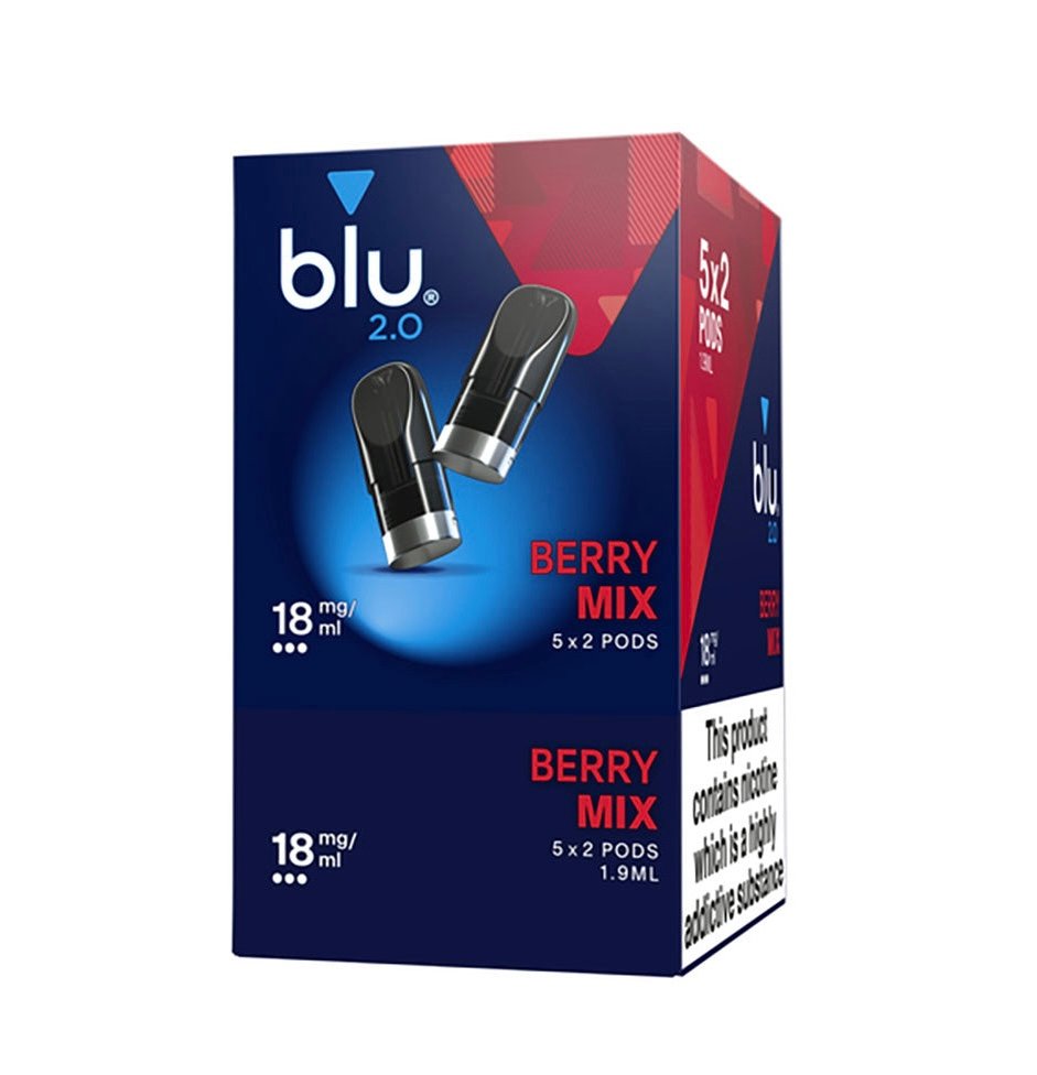 Blu 2.0 Berry Mix E Liquid Pods - 5 Boxes 2 Blu 2.0 Berry Mix E Liquid Pods - 5 Boxes - Image 2
