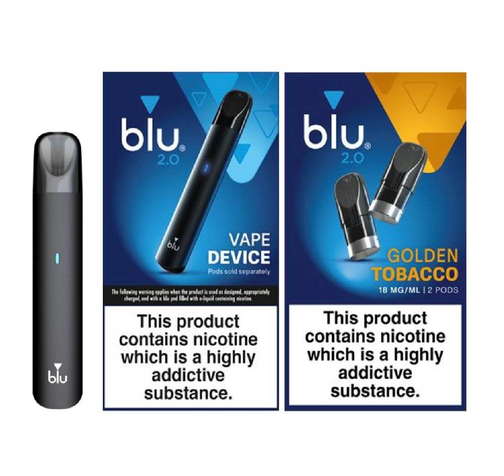 Blu 2.0 Golden Tobacco Starter Bundle 1 Blu 2.0 Golden Tobacco Starter Bundle