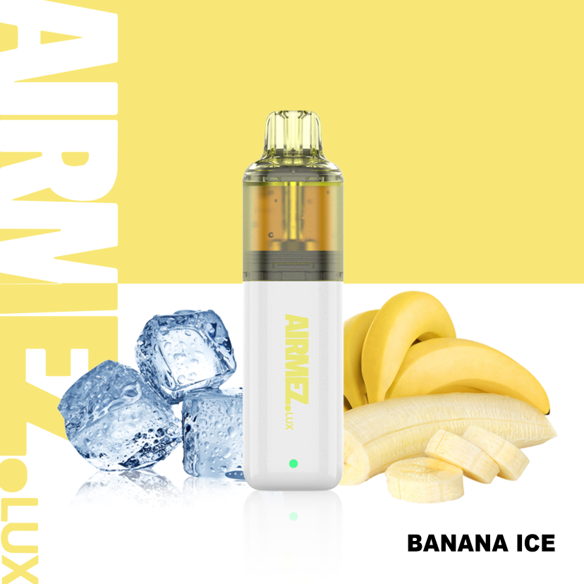 Airmez Lux 12000 Puffs Banana Ice 1 Airmez Lux 12000 Puffs Banana Ice