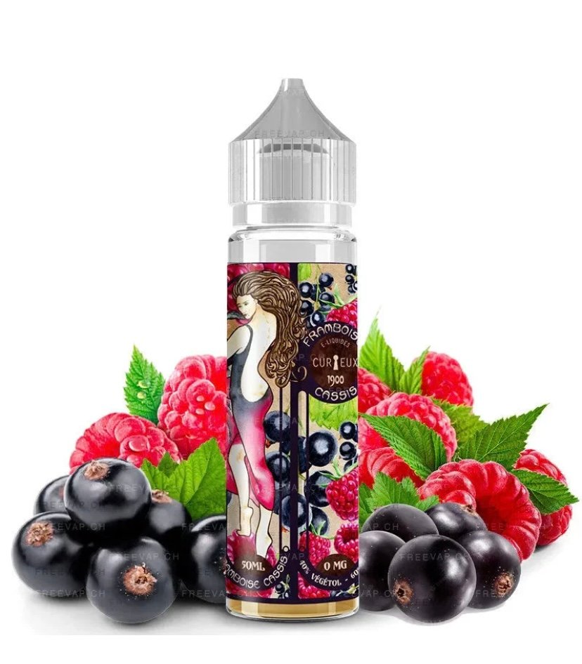 E-Liquid Framboise Cassis – Shortfill Format – 1900 Edition by Curieux | 50ml | 60/40 (raspberry currant) 1 E-Liquid Framboise Cassis – Shortfill Format – 1900 Edition by Curieux | 50ml | 60/40 (raspberry currant)