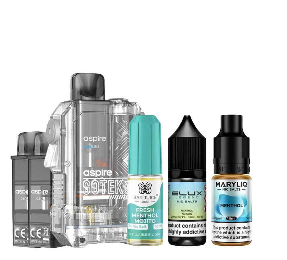 Aspire Gotek X Menthol Bundle 1 Aspire Gotek X Menthol Bundle