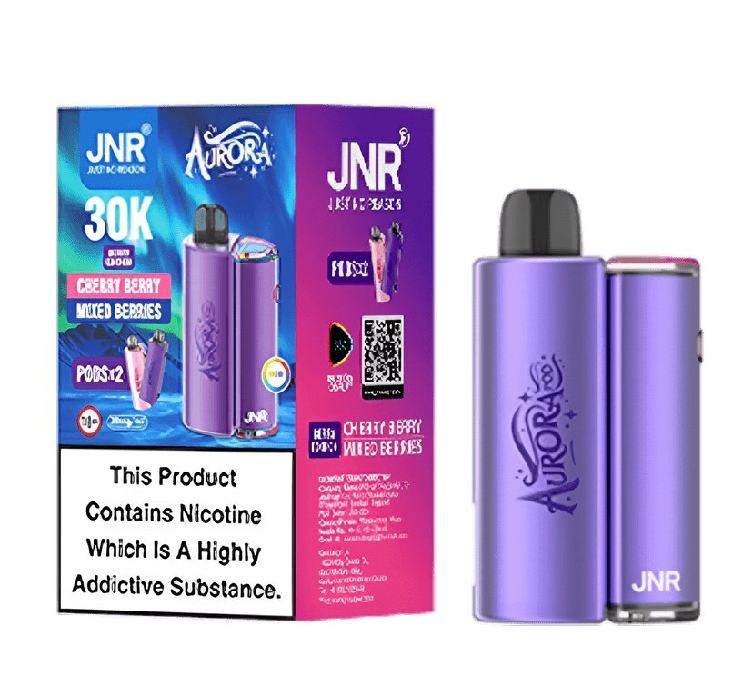 JNR Aurora 30000 Puffs Cherry Berry / Mixed Berries Prefilled Vape Kit 1 JNR Aurora 30000 Puffs Cherry Berry / Mixed Berries Prefilled Vape Kit