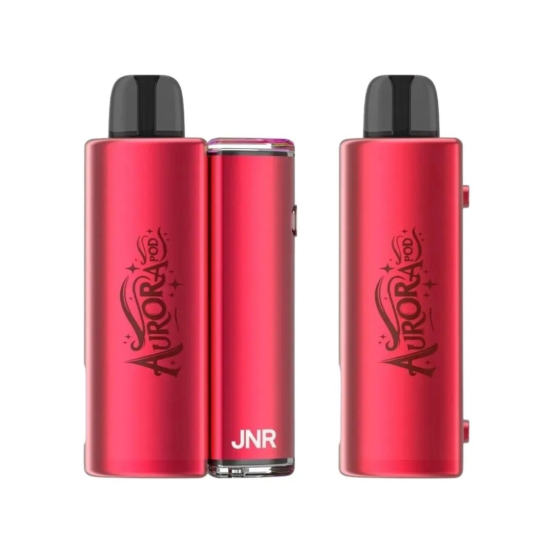JNR Aurora 30000 Puffs Strawberry Ice / Strawberry Watermelon Ice Prefilled Vape Kit 2 JNR Aurora 30000 Puffs Strawberry Ice / Strawberry Watermelon Ice Prefilled Vape Kit - Image 2