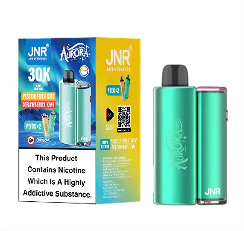 JNR Aurora 30K Passionfruit Kiwi / Strawberry Kiwi Prefilled Pod Kit 1 JNR Aurora 30K Passionfruit Kiwi / Strawberry Kiwi Prefilled Pod Kit