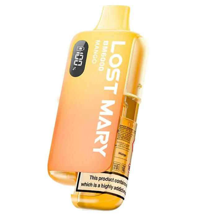 Lost Mary BM6000 Refillable Vape Kit-Mango 1 Lost Mary BM6000 Refillable Vape Kit-Mango