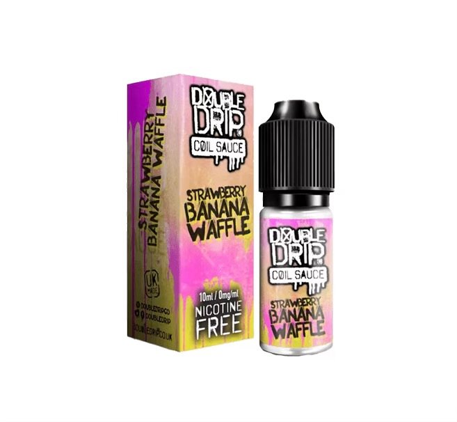 Strawberry Banana Waffle by Double Drip –10ml E-liquid 1 Strawberry Banana Waffle by Double Drip –10ml E-liquid