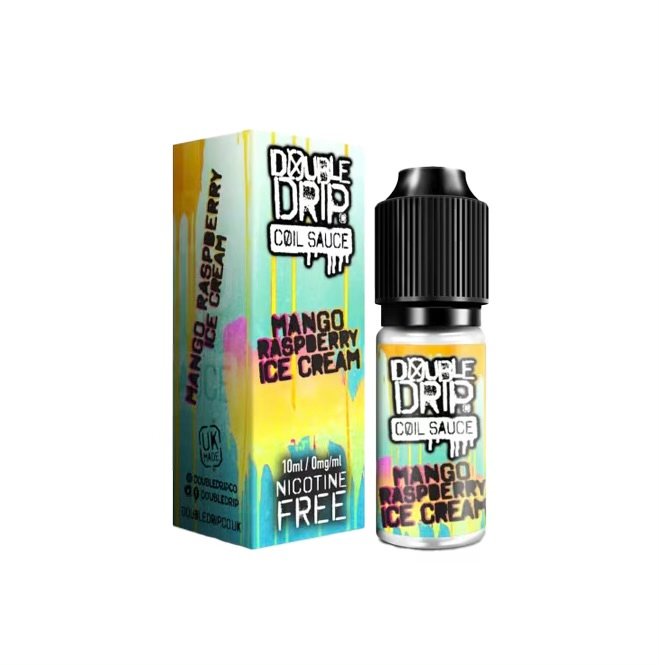 Mango Raspberry Ice Cream by Double Drip –10ml E-liquid 1 Mango Raspberry Ice Cream by Double Drip –10ml E-liquid
