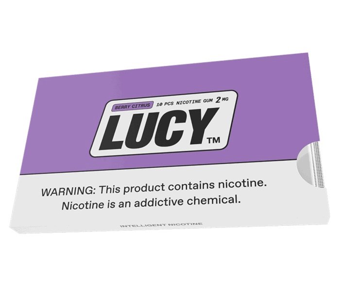Lucy Berry Citrus 2MG Nicotine Gum 1 Lucy Berry Citrus 2MG Nicotine Gum