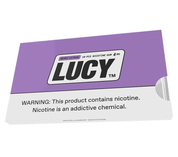 Lucy Berry Citrus 4MG Nicotine Gum 1 Lucy Berry Citrus 4MG Nicotine Gum