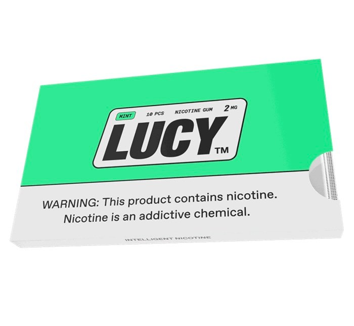 Lucy Mint 2MG Nicotine Gum 1 Lucy Mint 2MG Nicotine Gum