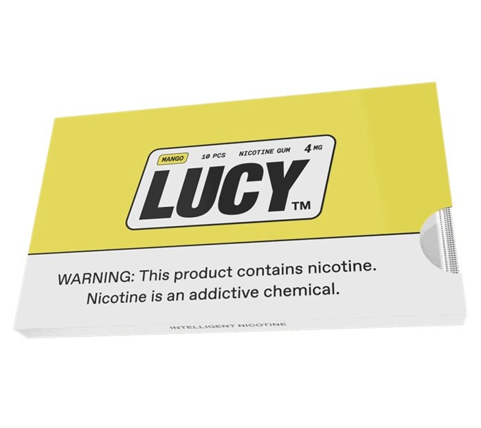 Lucy Mango 4MG Nicotine Gum 1 Lucy Mango 4MG Nicotine Gum