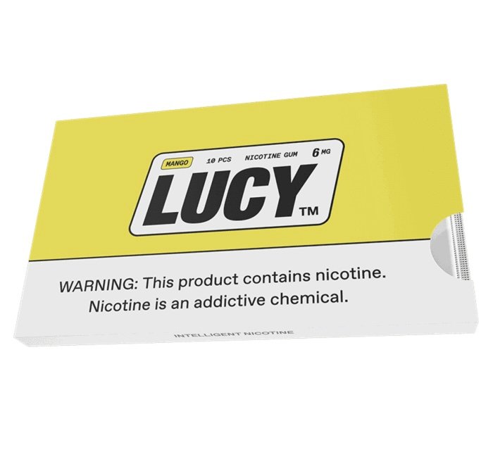 Lucy Mango 6MG Nicotine Gum 1 Lucy Mango 6MG Nicotine Gum