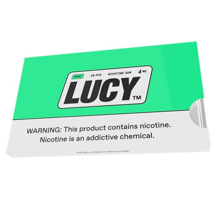 Lucy Mint 4MG Nicotine Gum 1 Lucy Mint 4MG Nicotine Gum