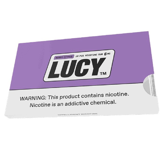 Lucy Berry Citrus 6MG Nicotine Gum 1 Lucy Berry Citrus 6MG Nicotine Gum