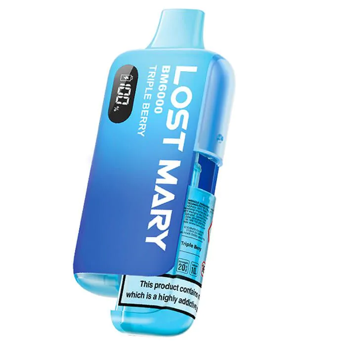 Lost Mary BM6000 Refillable Vape Kit-Triple Berry 1 Lost Mary BM6000 Refillable Vape Kit-Triple Berry