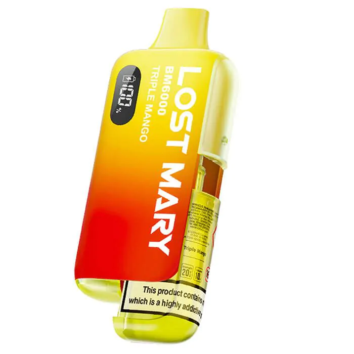Lost Mary BM6000 Refillable Vape Kit-Triple Mango 1 Lost Mary BM6000 Refillable Vape Kit-Triple Mango