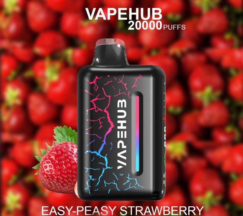 VAPEHUB EASY-PEASY STRAWBERRY – 20000 PUFFS 1 VAPEHUB EASY-PEASY STRAWBERRY – 20000 PUFFS