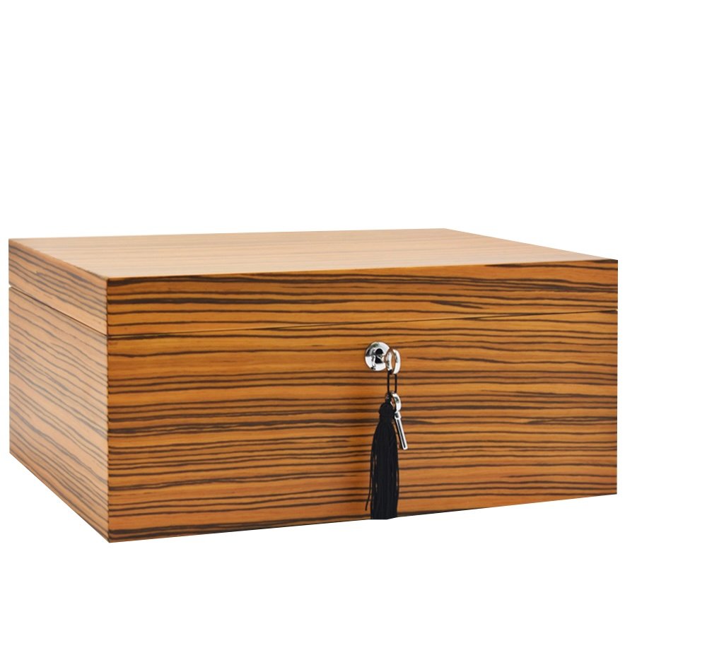 150 Stick Macassar Zebra Humidor Matt Finish 2 150 Stick Macassar Zebra Humidor Matt Finish - Image 2