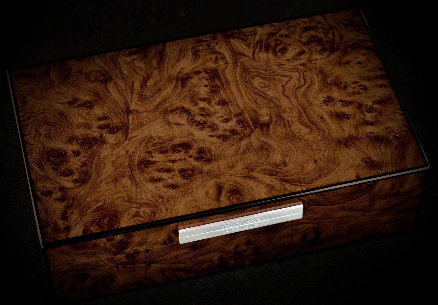 Prometheus Milano Humidor Walnut 50 Cigars 3 Prometheus Milano Humidor Walnut 50 Cigars - Image 3