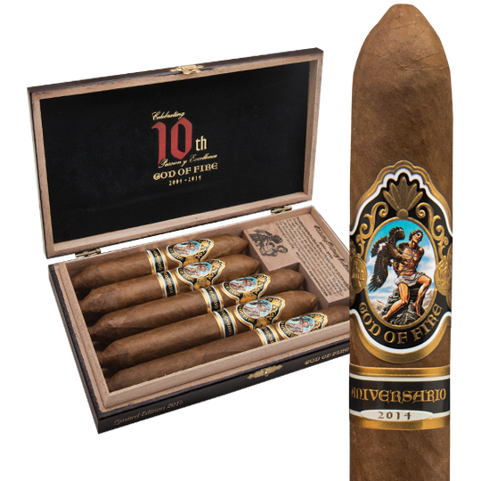 God of Fire Serie Aniversario 5-Cigar Assortment 1 God of Fire Serie Aniversario 5-Cigar Assortment