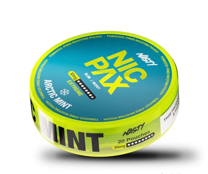 Nasty Nicpax Arctic Mint 30MG 1 Nasty Nicpax Arctic Mint 30MG