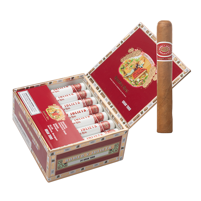 ROMEO Y JULIETA RESERVA REAL GRAN TORO CIGARS 1 ROMEO Y JULIETA RESERVA REAL GRAN TORO CIGARS