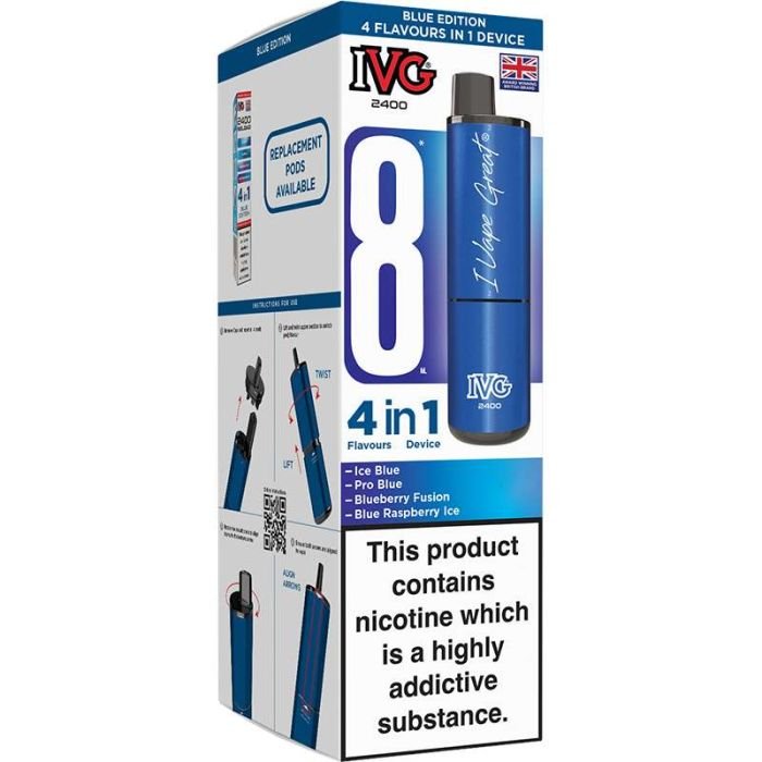 IVG 2400 4 in 1 pod vape kit 5 pack 5 IVG 2400 4 in 1 pod vape kit 5 pack - Image 5