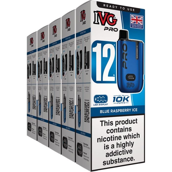 IVG Pro 12 pod vape kit 5-pack 1 IVG Pro 12 pod vape kit 5-pack
