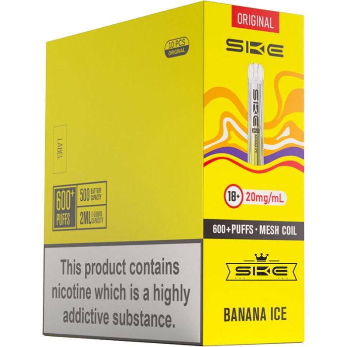 SKE Crystal Bar pod vape kit 10-pack 1 SKE Crystal Bar pod vape kit 10-pack