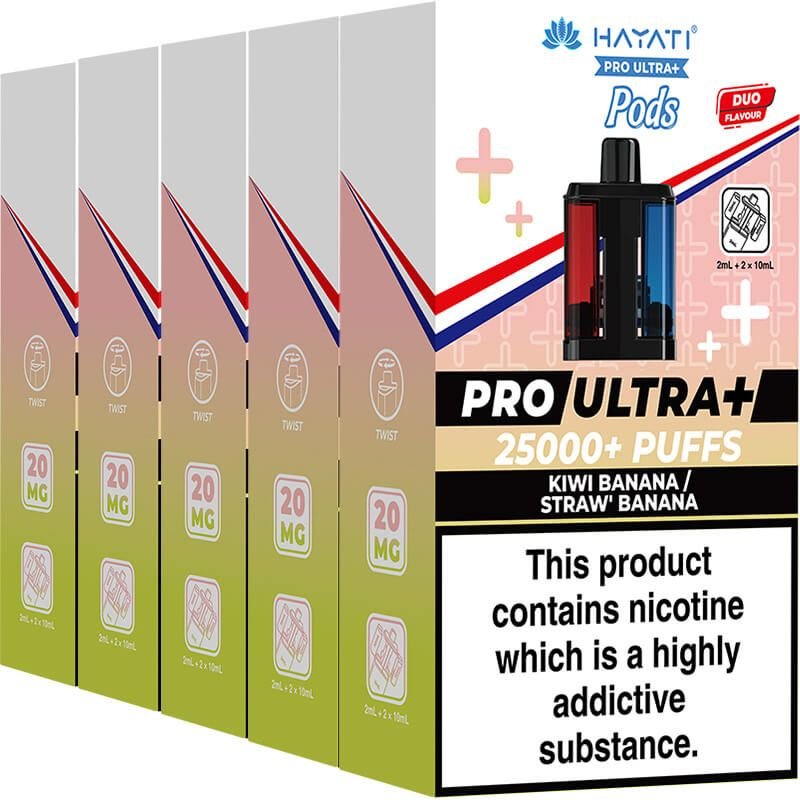Hayati Pro Ultra Plus 25000 pod & refill 5-pack 1 Hayati Pro Ultra Plus 25000 pod & refill 5-pack