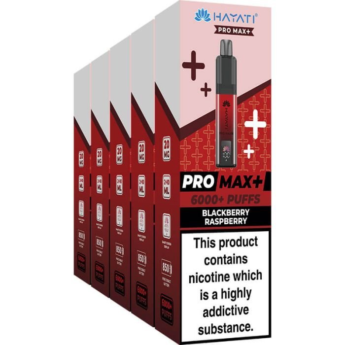Hayati Pro Max Plus 6000 pod vape kit 5-pack 1 Hayati Pro Max Plus 6000 pod vape kit 5-pack