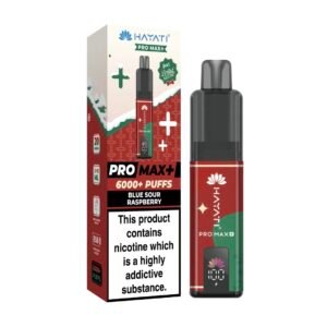 BLUE SOUR RASPBERRY HAYATI PRO MAX+ 6000 PUFFS KIT CHRISTMAS EDITION