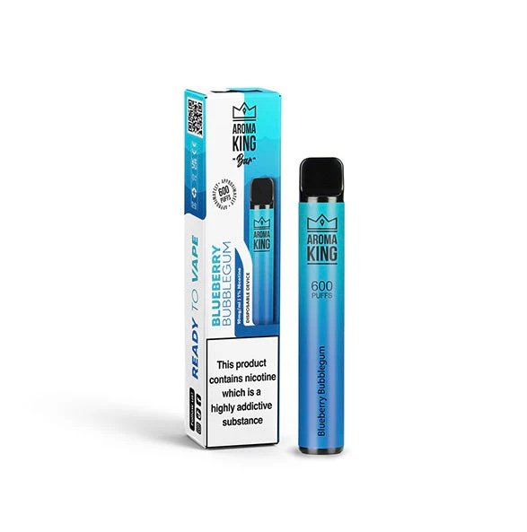 10mg Aroma King Bar 600 Disposable Vape Blueberry Bubblegum 1 10mg Aroma King Bar 600 Disposable Vape Blueberry Bubblegum