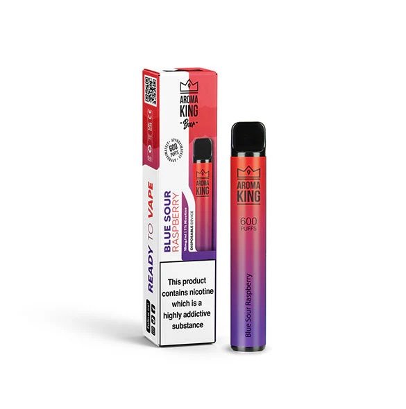 10mg Aroma King Bar 600 Disposable Vape Blue Sour Raspberry 1 10mg Aroma King Bar 600 Disposable Vape Blue Sour Raspberry