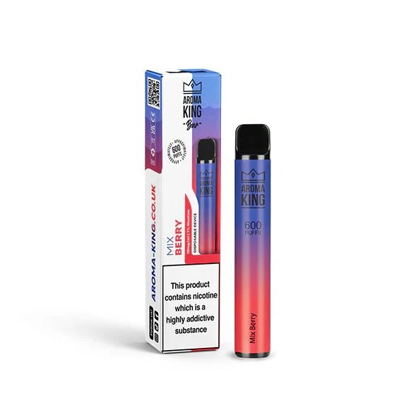 10mg Aroma King Bar 600 Disposable Vape Mix Berries 1 10mg Aroma King Bar 600 Disposable Vape Mix Berries
