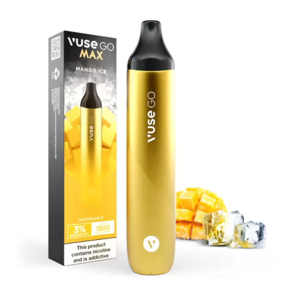 VUSE GO MAX MANGO ICE 1 VUSE GO MAX MANGO ICE