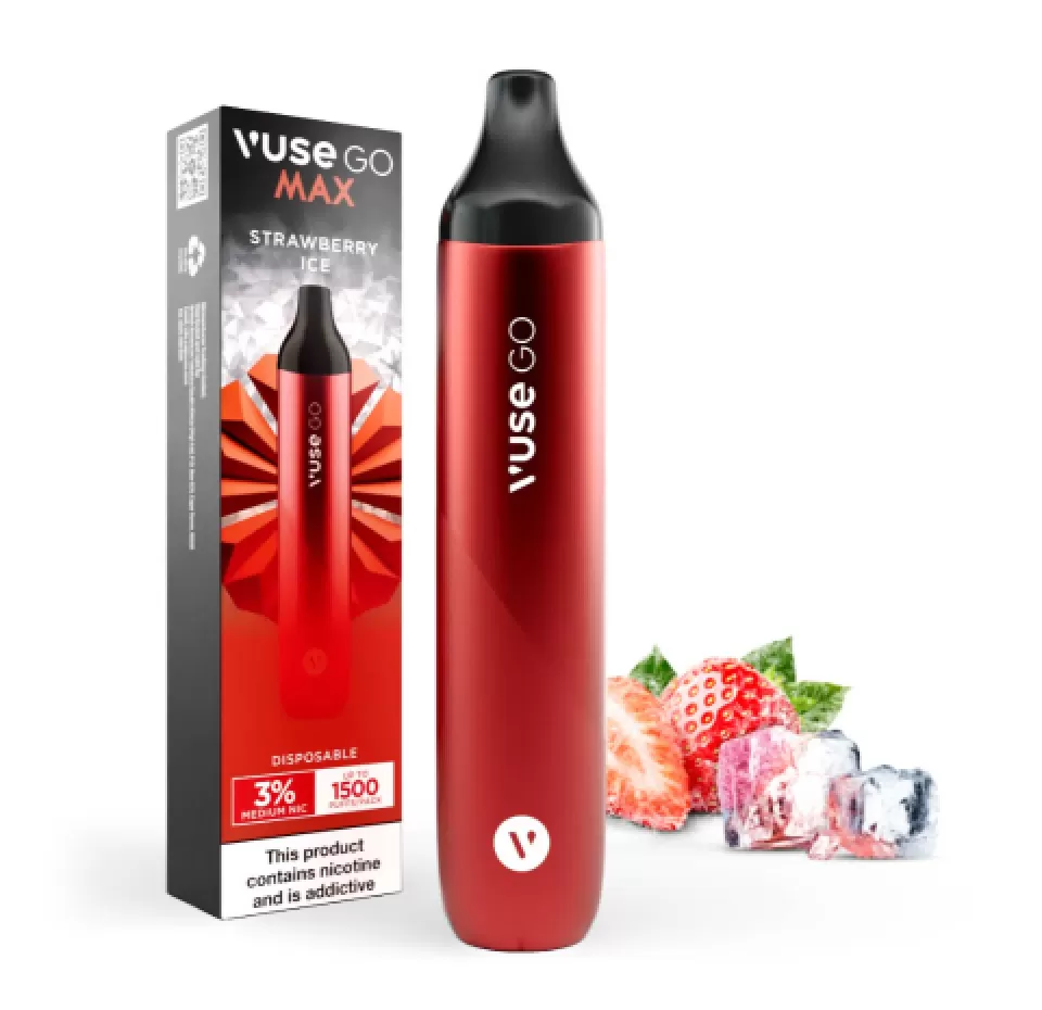 VUSE GO MAX STRAWBERRY ICE 1 VUSE GO MAX STRAWBERRY ICE